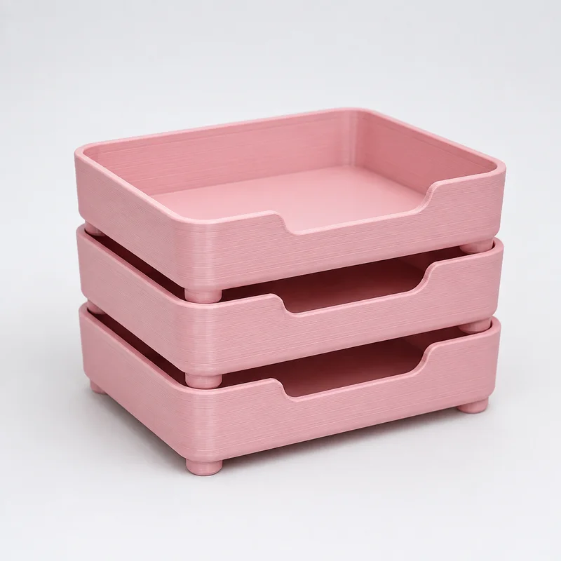 Pink Stacking Trays